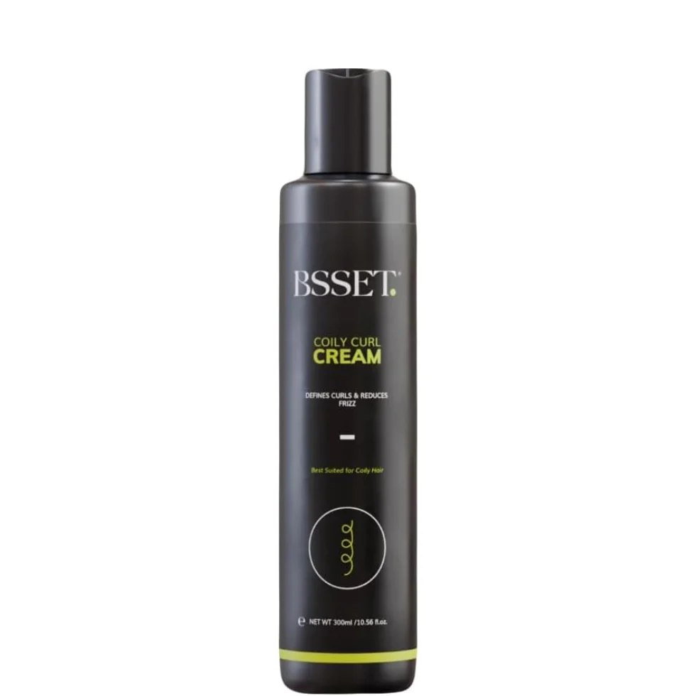BSSET Coily Curl Cream 300ml | Define Type 4 Coils & Reduce Frizz