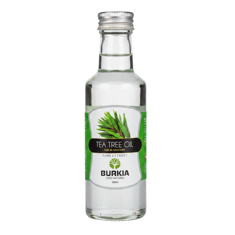 Burkia Tea Tree Oil 250ml | 100% Natural Essential Oil for Skin & Hair Care