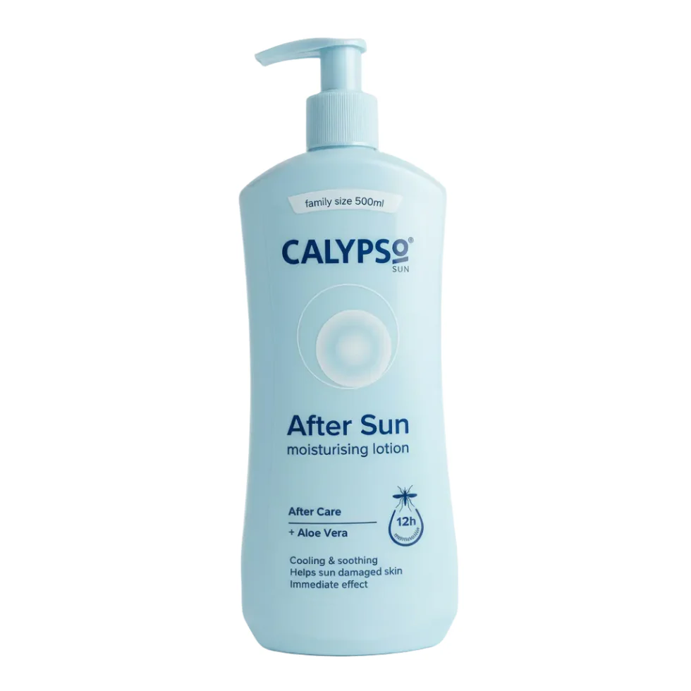 Calypso After Sun Moisturising Lotion 500ml | Family Size Hydrating Skin Care