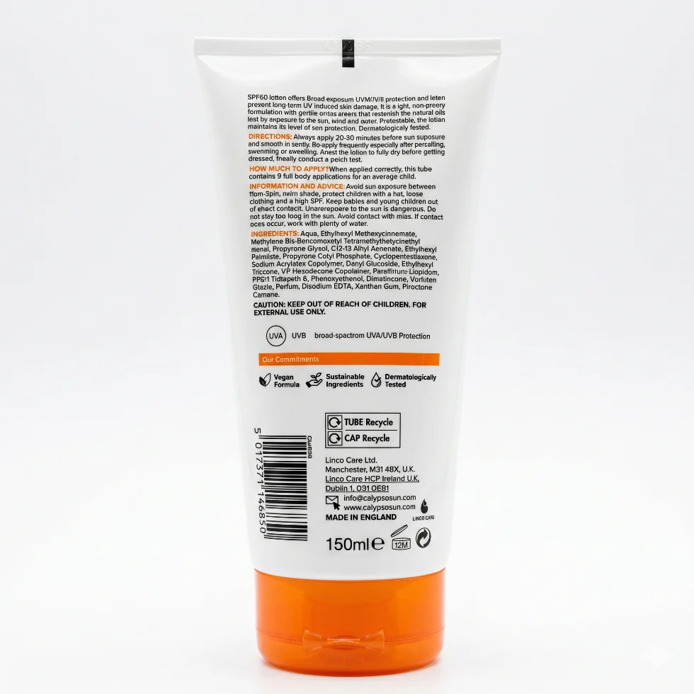 Calypso Kids Sun Lotion SPF 50 150ml | High Protection Gentle Sun Care - Image 2