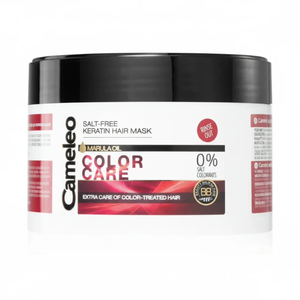 Cameleo Keratin Hair Mask 200ml | Salt-Free Marula Oil Color Care Treatment - Image 2
