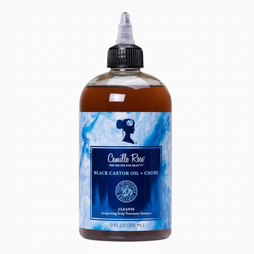 Camille Rose Black Castor Oil + Chebe Shampoo 355ml | Scalp Care Cleanser