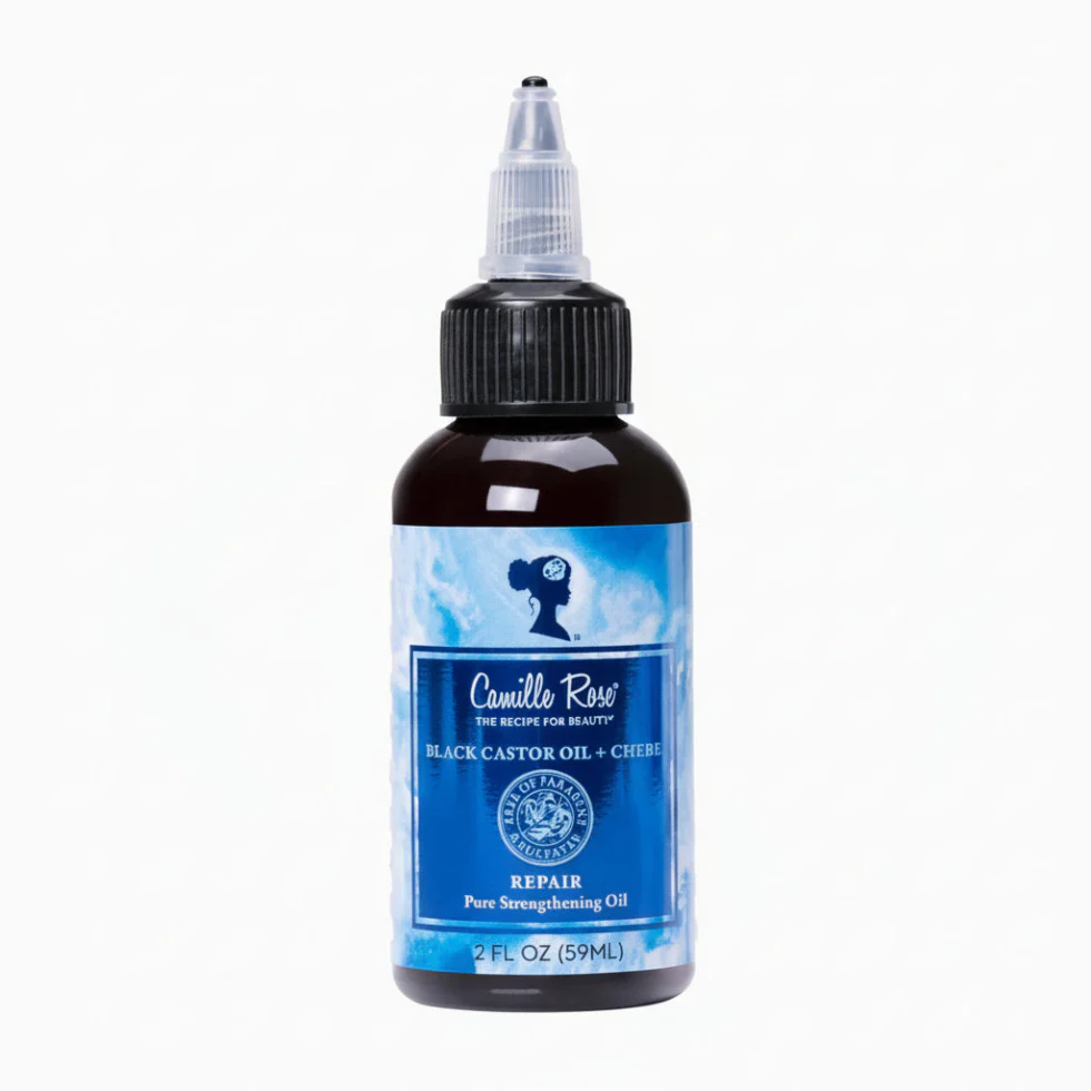 Camille Rose Black Caster Oil + Chebe Repair Pure Strengthening oil- 59ml/2 fl.oz