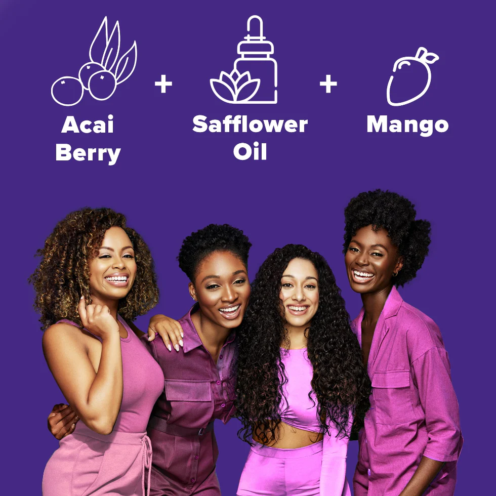 Cantu Acai Berry Revitalizing Masque 340g | Repair & Hydrate Damaged Hair - Image 4