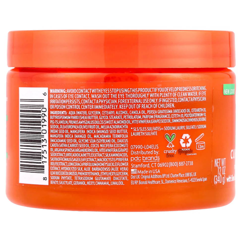 Cantu Avocado Curling Cream 12oz | Define & Hydrate Curls - Image 3