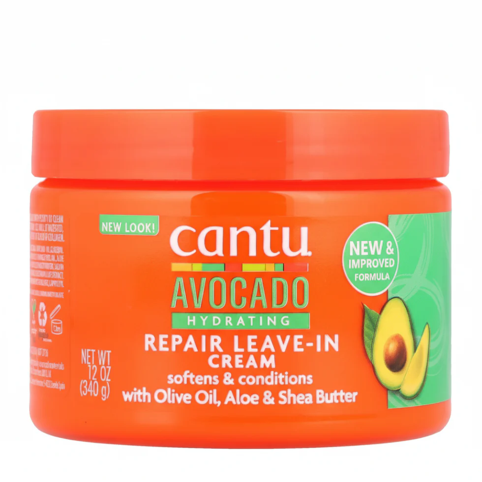 Cantu Avocado Hydrating Repair Leave-In Cream 12oz | Hydrate, Repair & Define Curls
