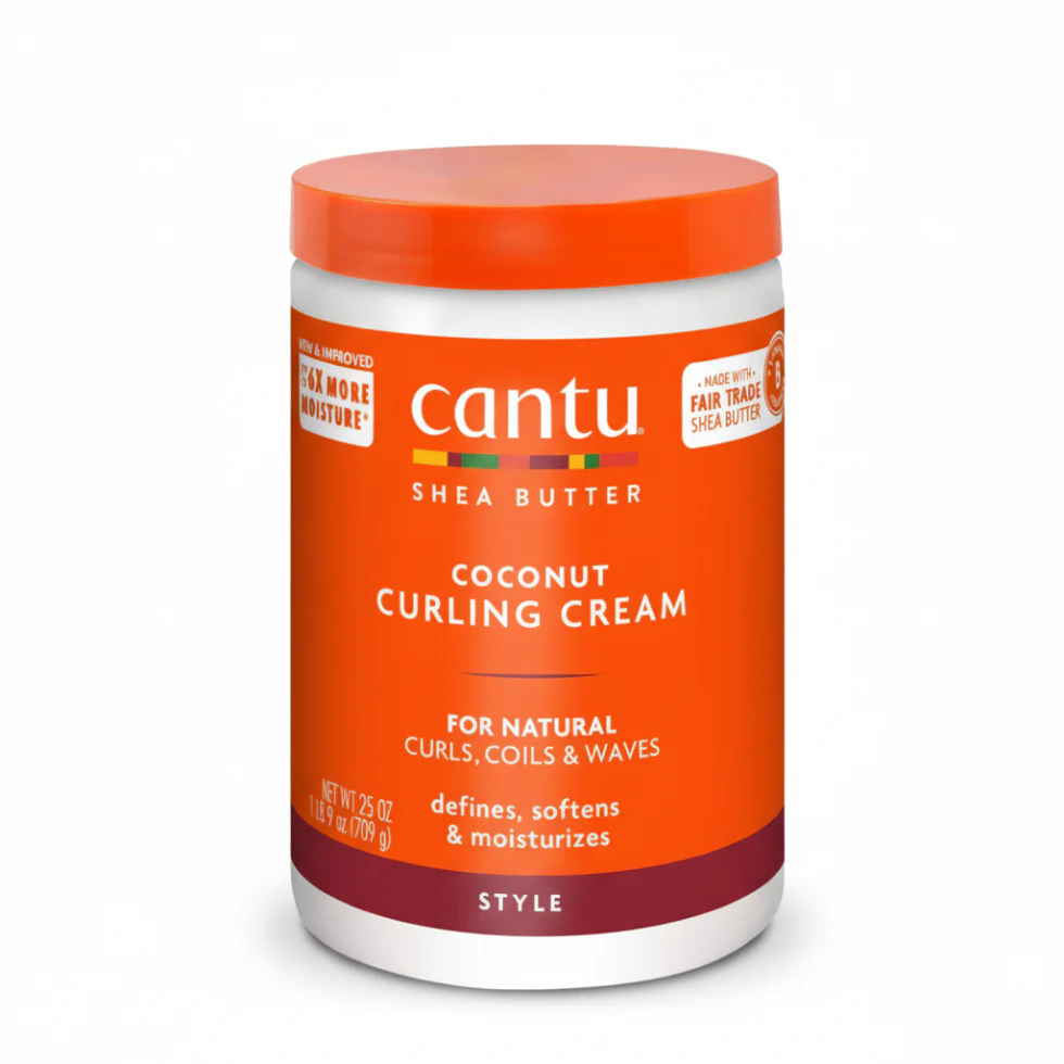 Cantu Coconut Curling Cream 25oz | Define & Moisturize Curls