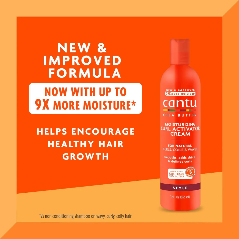 Cantu Curl Activator Cream 12oz | Moisturize & Define Curls - Image 3