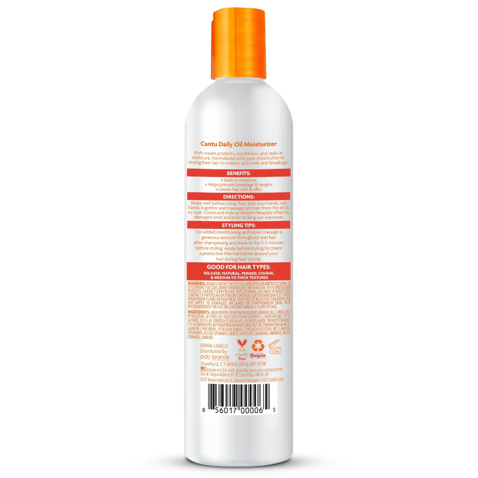 Cantu Daily Oil Moisturizer 13oz | Shine & Moisture Seal Care - Image 2