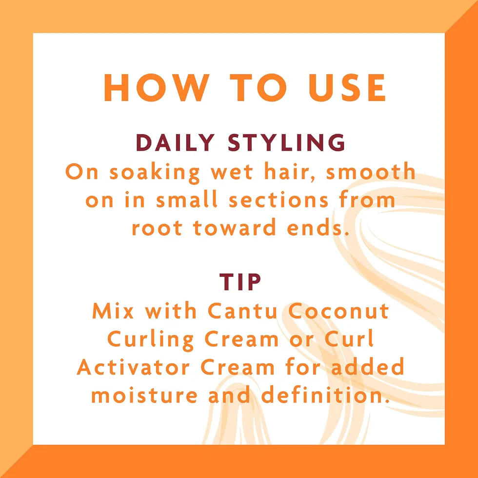 Cantu Define & Shine Custard 12oz | 48H Curl Hold & Definition - Image 4