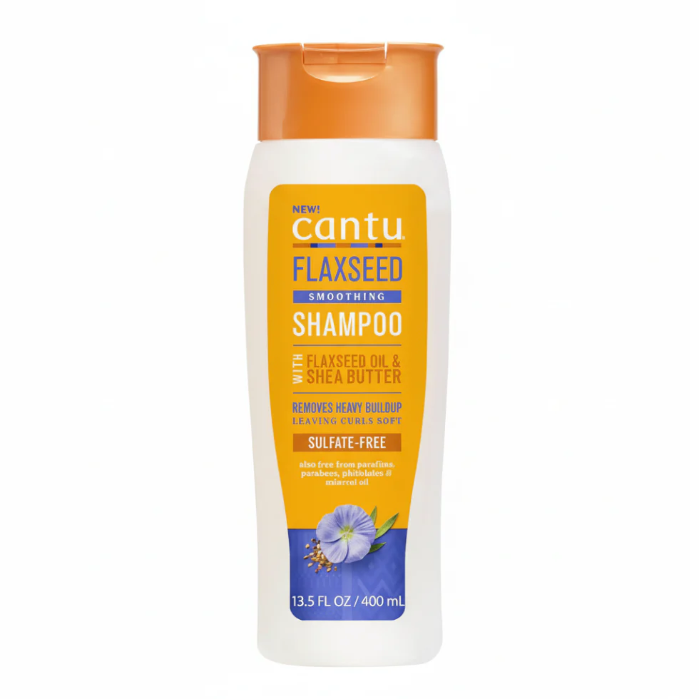 Cantu Flaxseed Shampoo 13.5oz | Sulfate-Free Anti-Frizz Strengthening