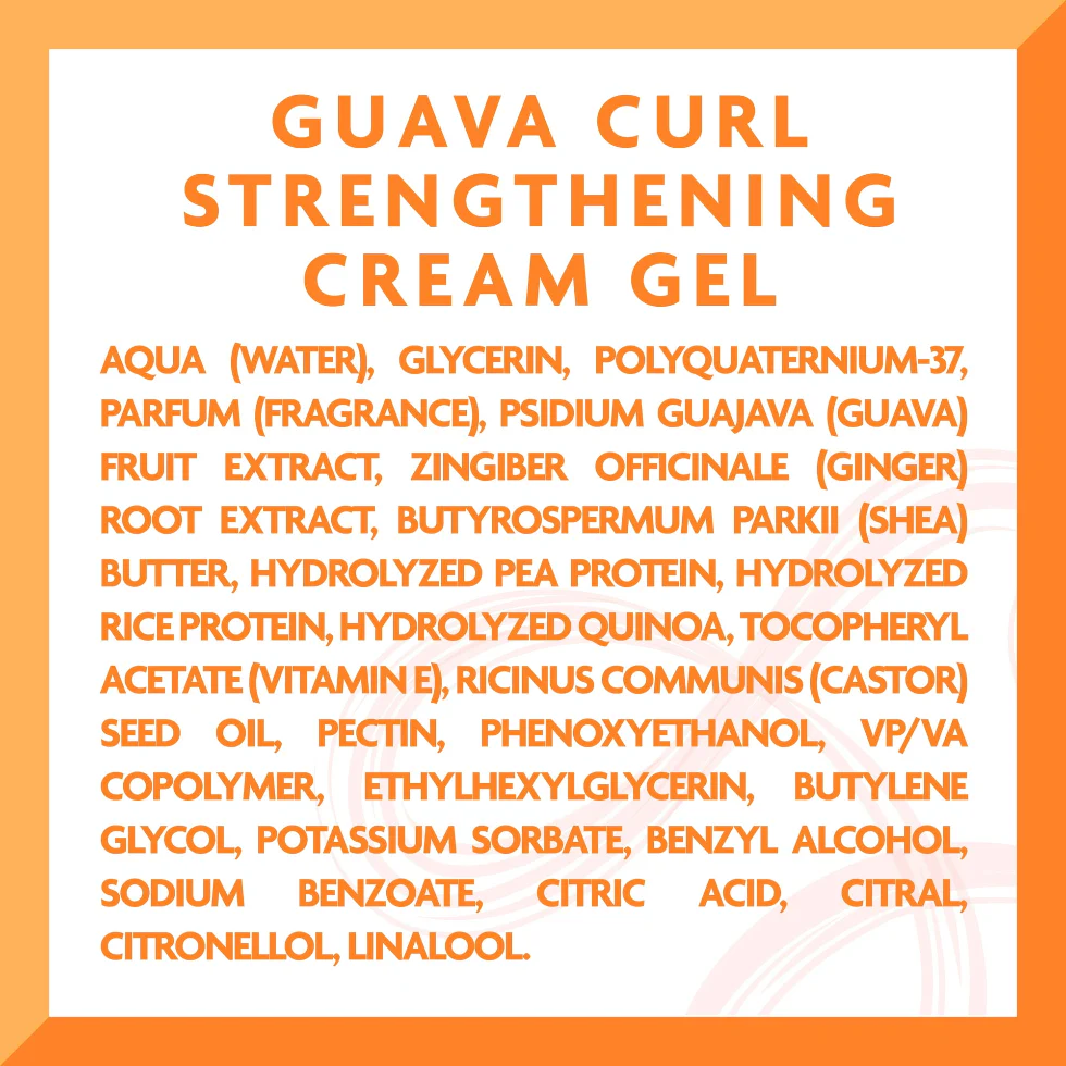 Cantu Guava Style & Strengthen Cream Gel 340g | Define & Strengthen Curls - Image 4