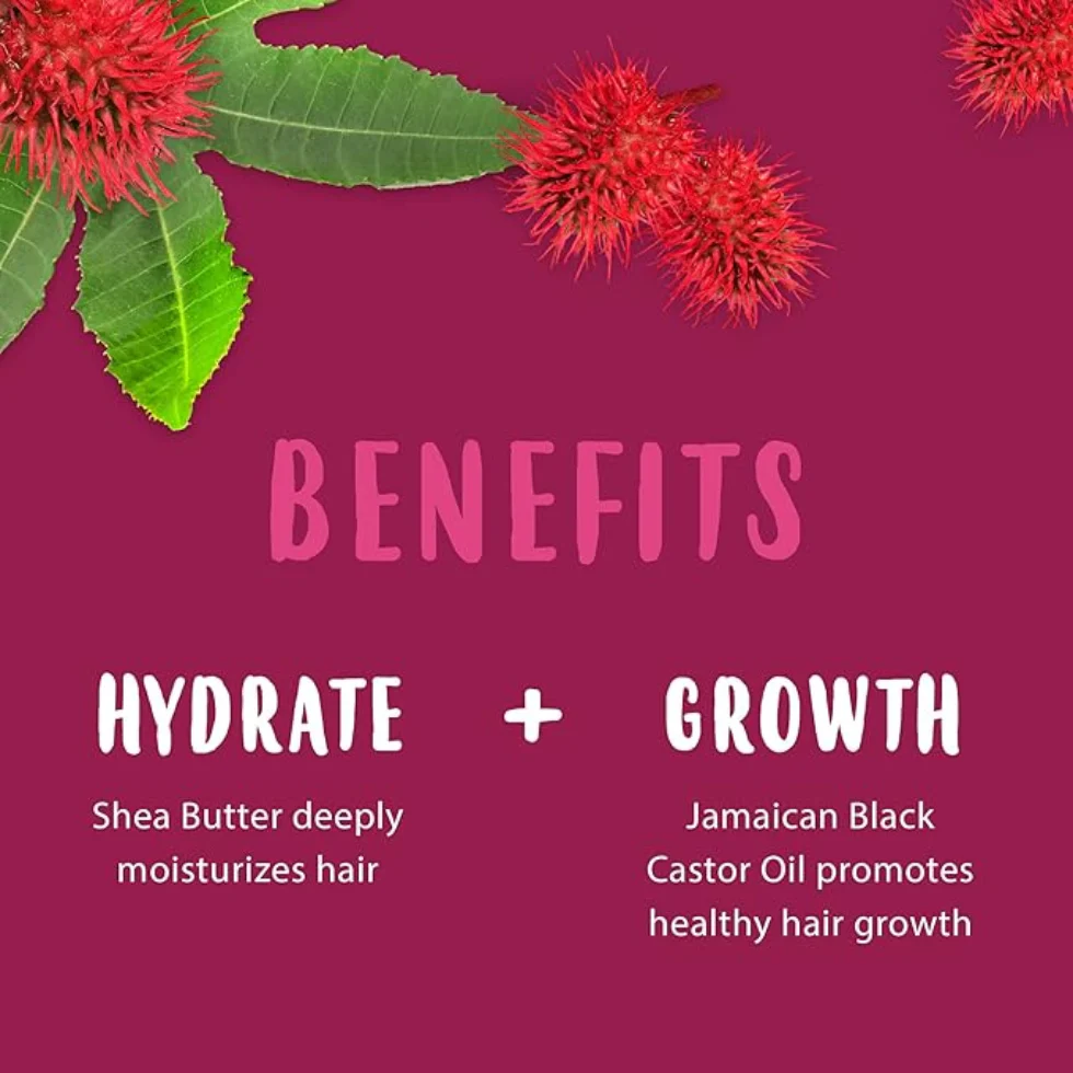 Cantu Jamaican Black Castor Oil Detangling Primer 6oz | Super Slip Curls - Image 4