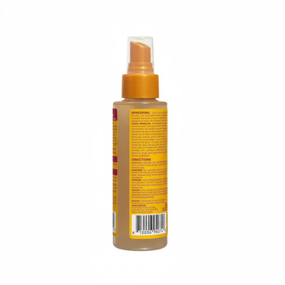 Cantu Jamaican Black Castor Oil Finishing Spray 4oz | Shine & Moisture Lock - Image 2