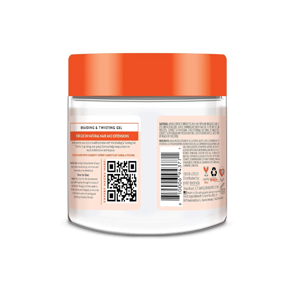 Cantu Protective Styles Braiding & Twisting Gel 227g | Hold & Moisture - Image 2