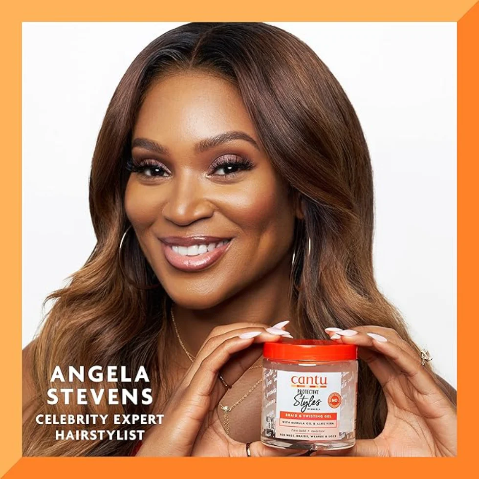 Cantu Protective Styles Braiding & Twisting Gel 227g | Hold & Moisture - Image 3