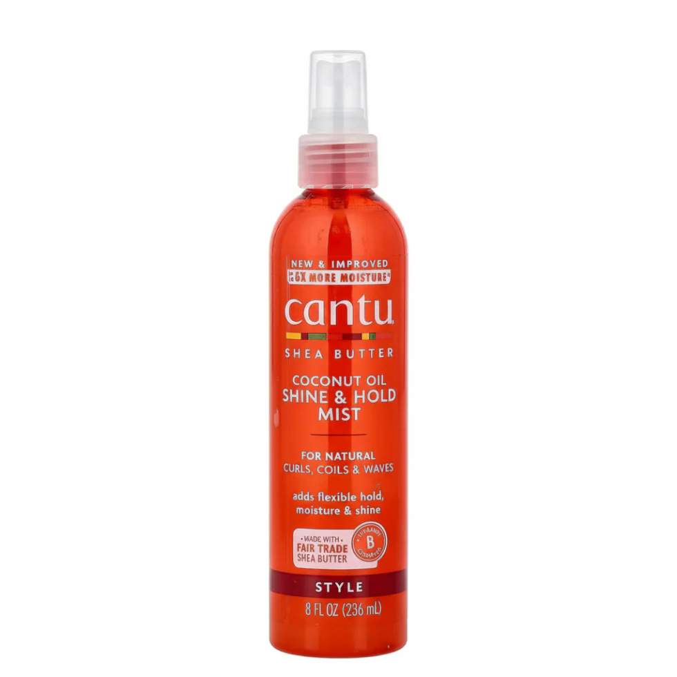 Cantu Shea Butter Coconut Oil Shine & Hold Mist 89ml | Frizz Control Spray