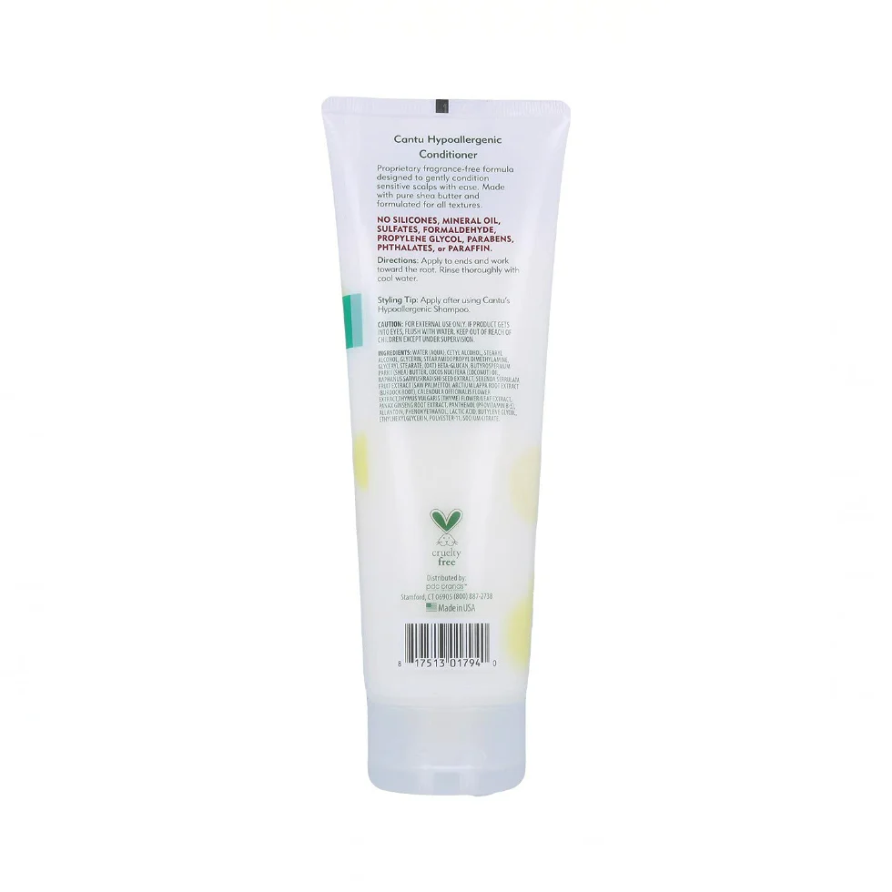 Cantu Hypoallergenic Conditioner 8oz | Fragrance-Free Gentle Care - Image 2