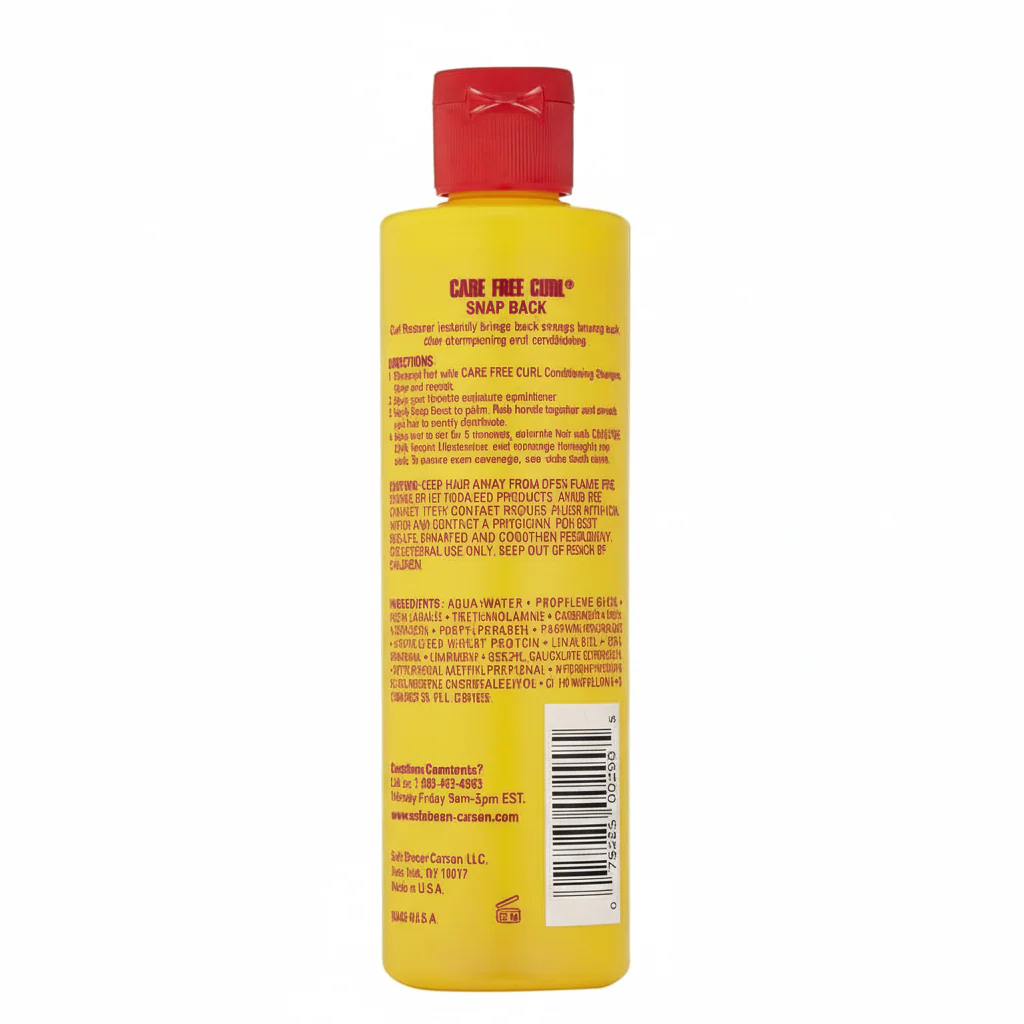 SoftSheen-Carson Care Free Curl SnapBack Curl Restore 8oz | Revive Curls - Image 2