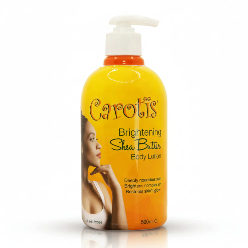 Carotis Brightening Shea Butter Body Lotion 500ml | Vitamin A Hydrating Lotion