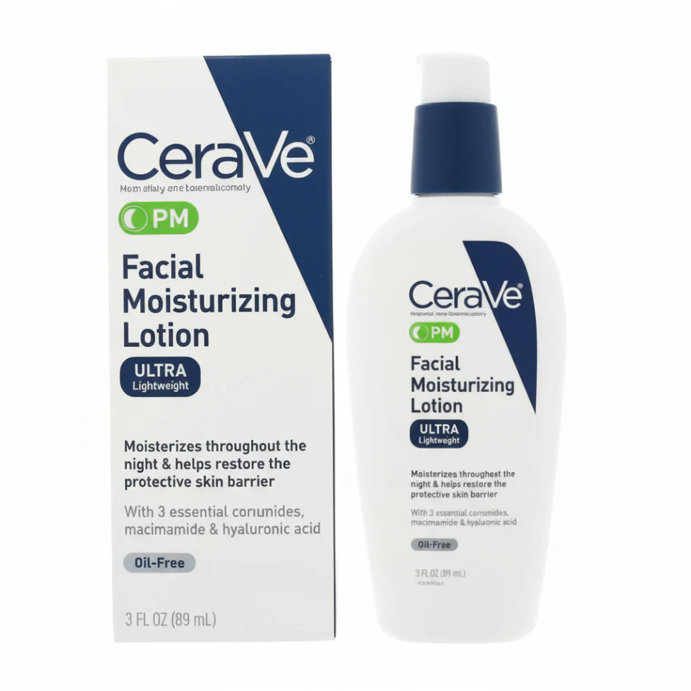 CeraVe Facial Moisturizing Lotion PM 89ml | Hydrating Night Face Care