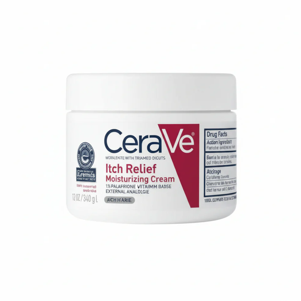 CeraVe Itch Relief Moisturizing Cream 340g | Soothing Dry Skin Repair Care