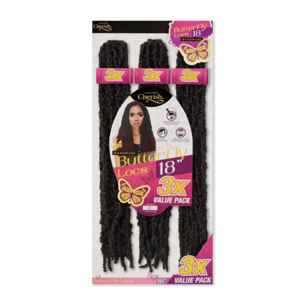 Cherish Pre-Looped Butterfly Locs 18 Inch | Lightweight Crochet Hair - Image 4