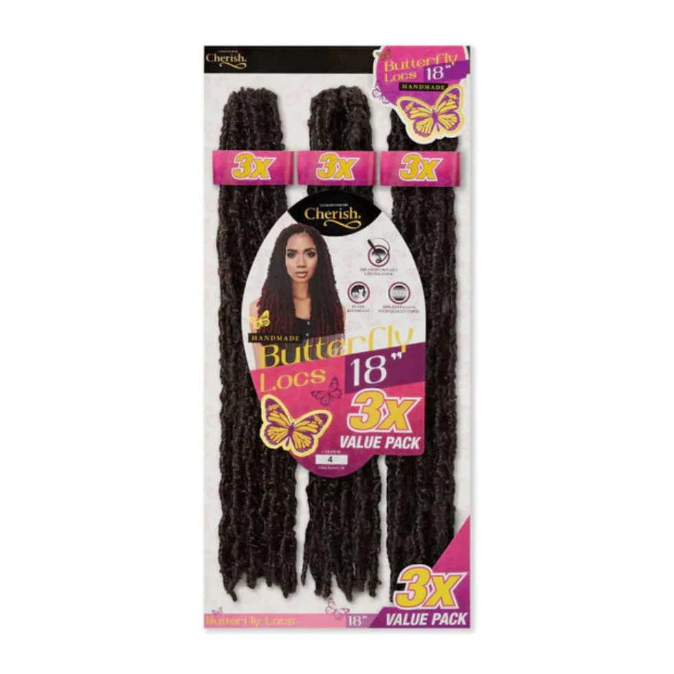 Cherish Pre-Looped Butterfly Locs 18 Inch | Lightweight Crochet Hair - Image 5