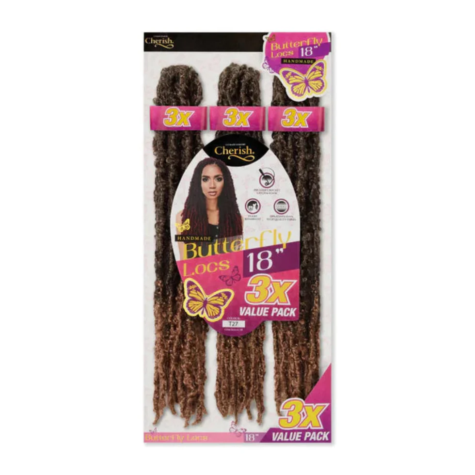 Cherish Pre-Looped Butterfly Locs 18 Inch | Lightweight Crochet Hair - Image 6