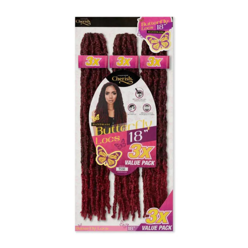 Cherish Pre-Looped Butterfly Locs 18 Inch | Lightweight Crochet Hair - Image 8