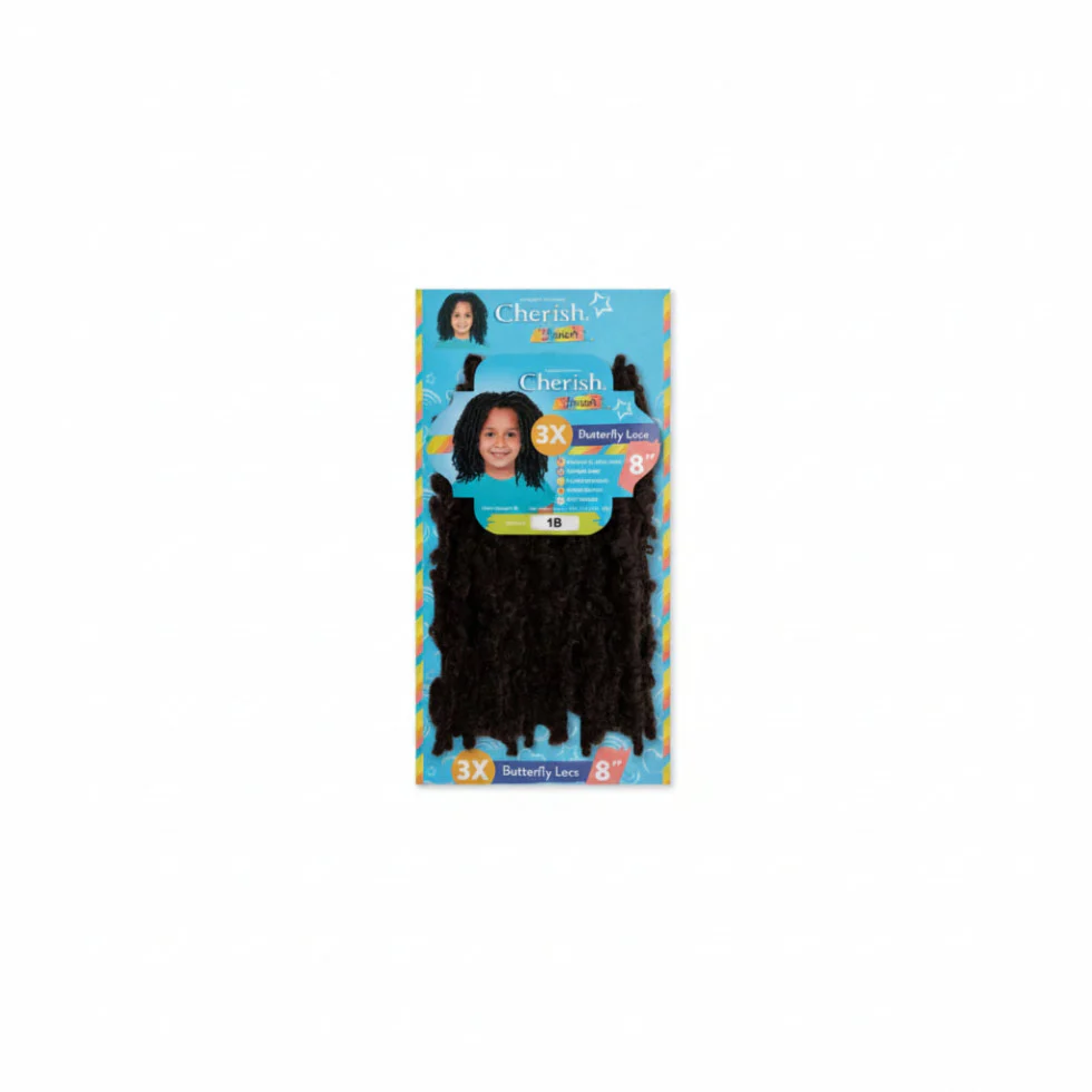 Cherish Junior 3X 8" Butterfly Locs | Lightweight Crochet Protective Hair - Image 9