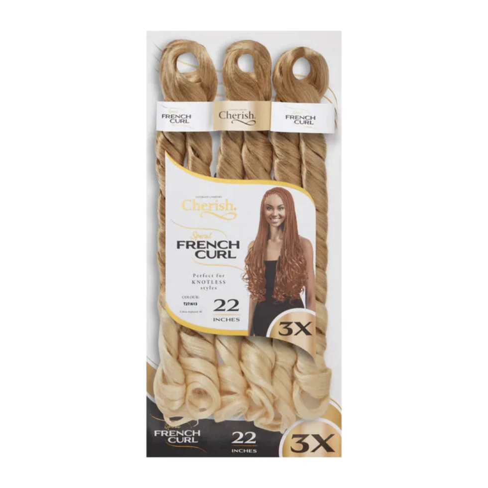 Cherish 3X 28” Pre Stretched Spiral French Curl | Braiding Hair Extensions - Image 11