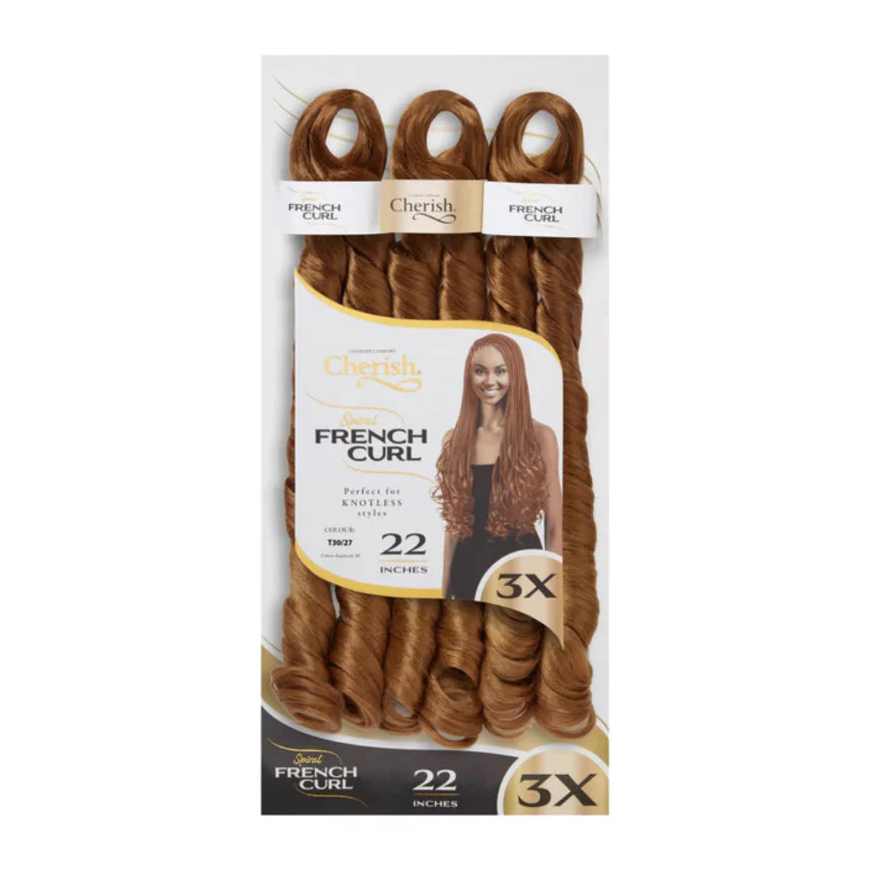 Cherish 3X 28” Pre Stretched Spiral French Curl | Braiding Hair Extensions - Image 12