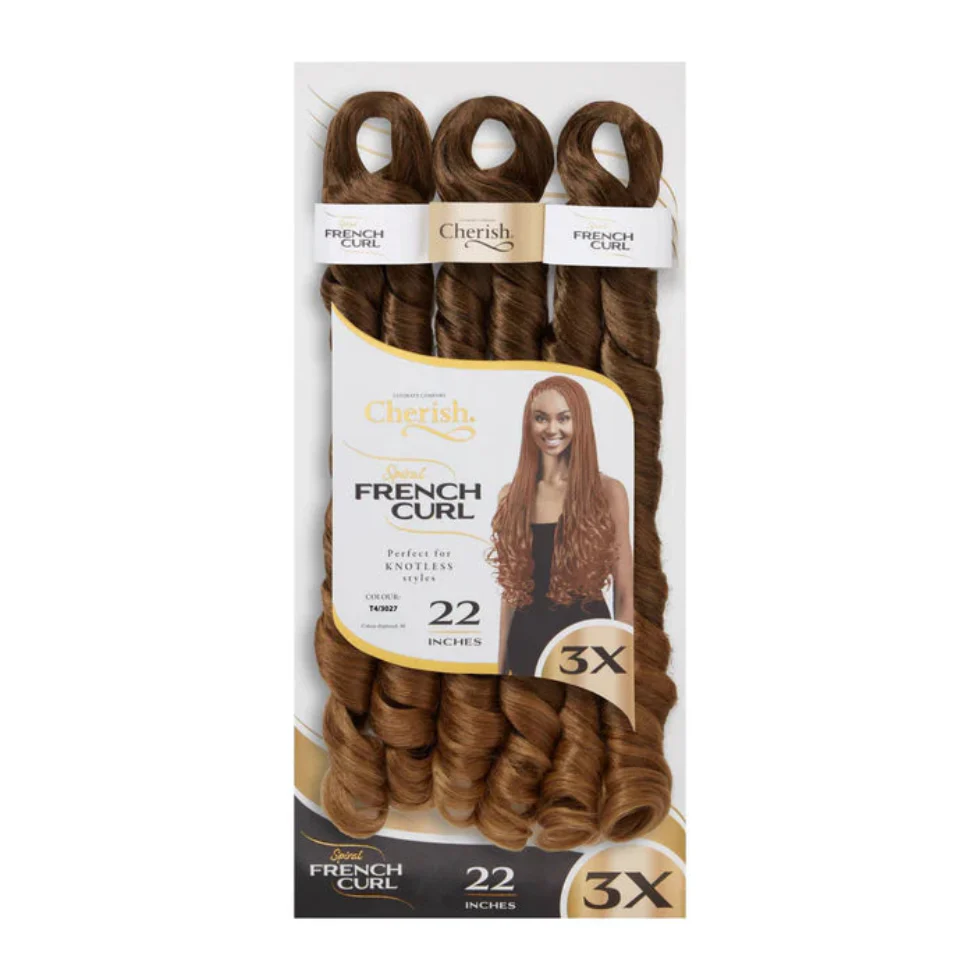 Cherish 3X 28” Pre Stretched Spiral French Curl | Braiding Hair Extensions - Image 14