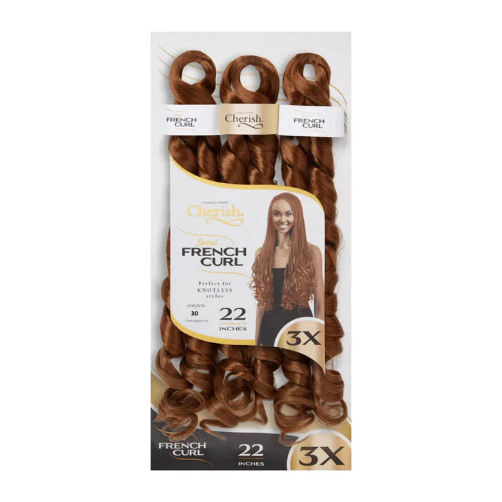 Cherish 3X 28” Pre Stretched Spiral French Curl | Braiding Hair Extensions - Image 16
