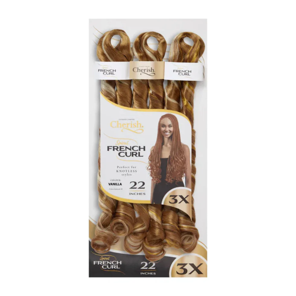 Cherish 3X 28” Pre Stretched Spiral French Curl | Braiding Hair Extensions - Image 18