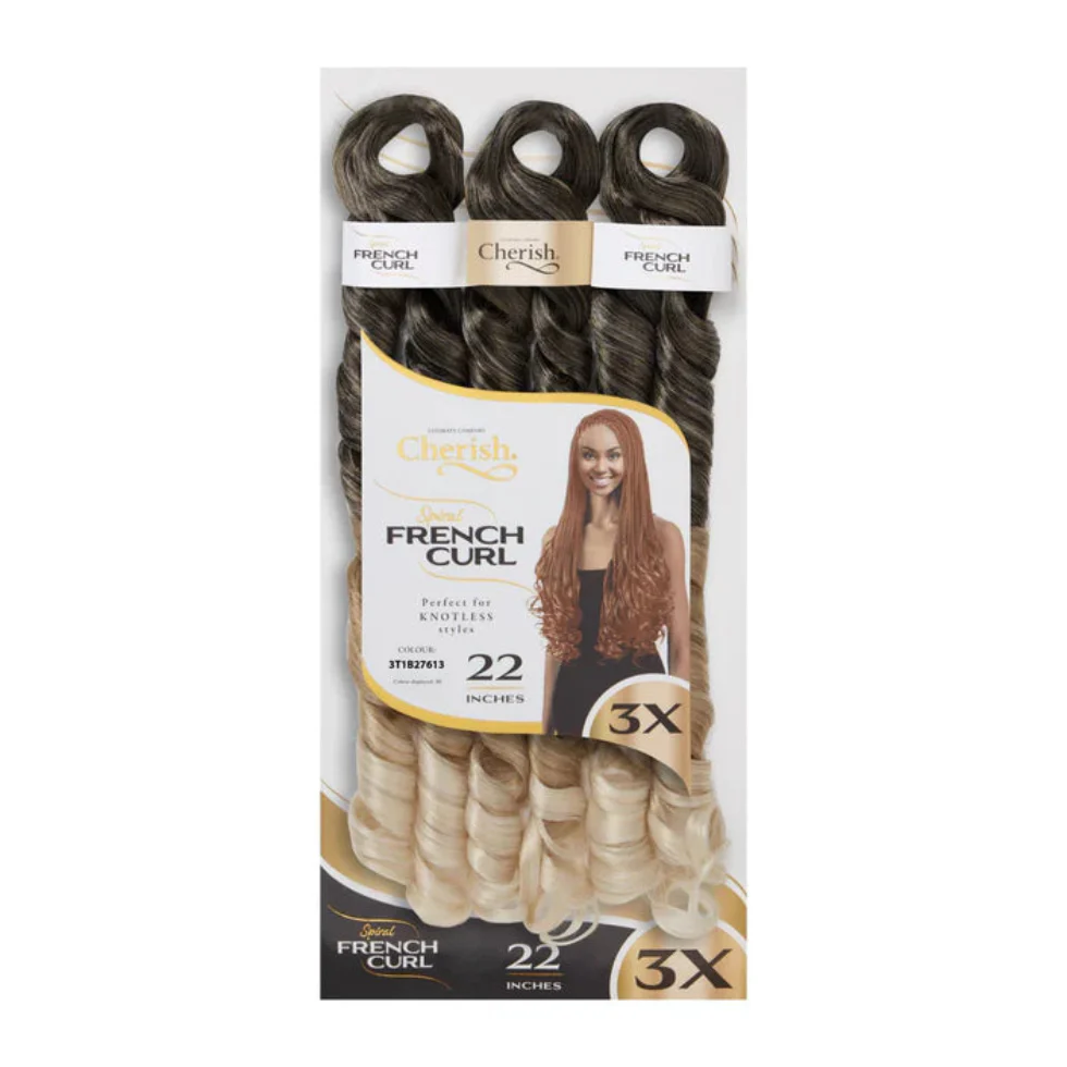 Cherish 3X 28” Pre Stretched Spiral French Curl | Braiding Hair Extensions - Image 19