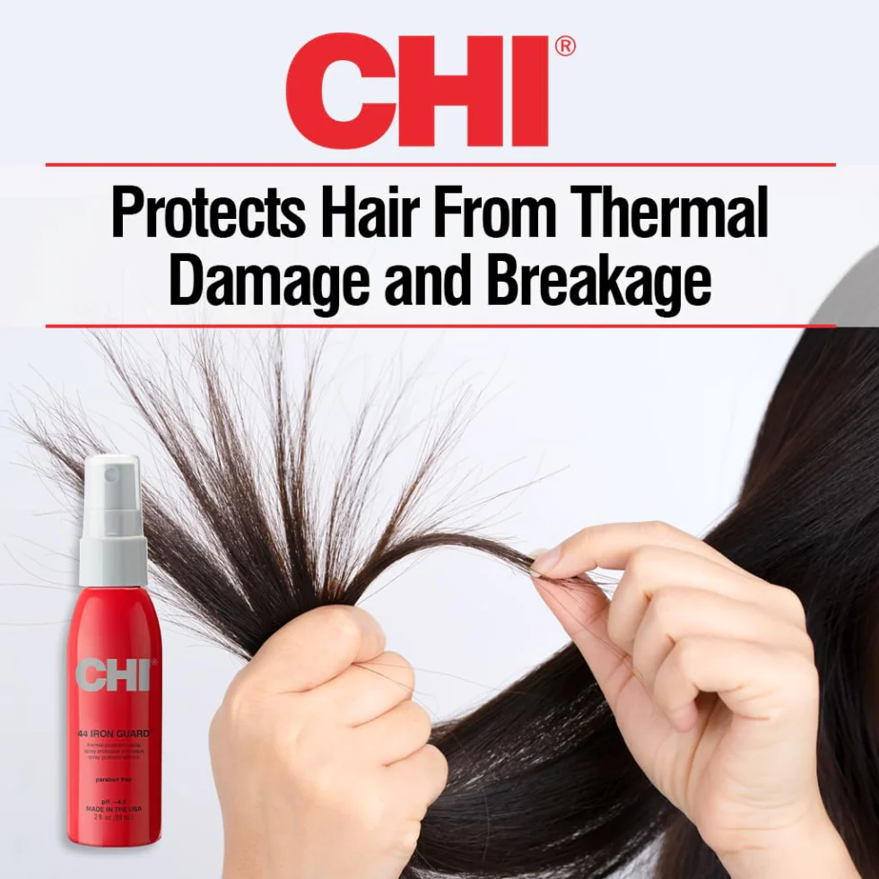 CHI 44 Iron Guard Thermal Protection Spray 8oz | Heat Protectant Hair Care - Image 5