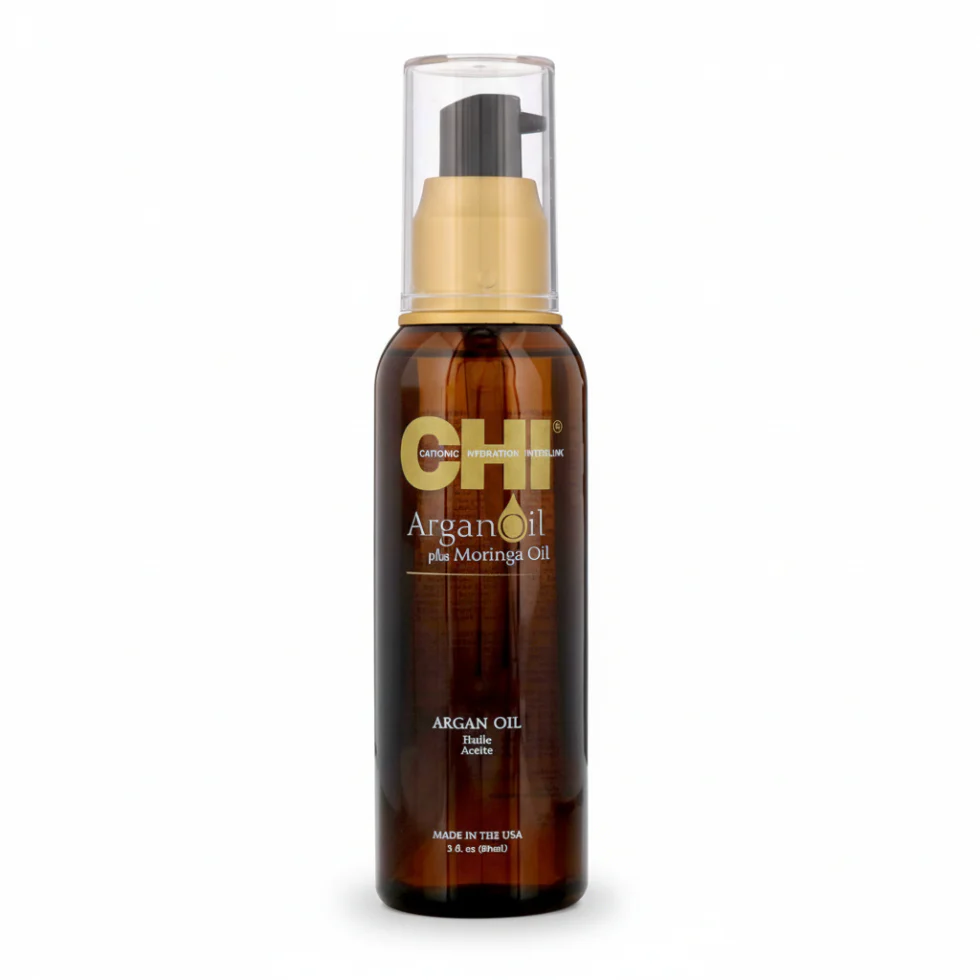 CHI Argan Oil Plus Moringa Oil 89ml | Smooth Shine Heat Protection Hair Care