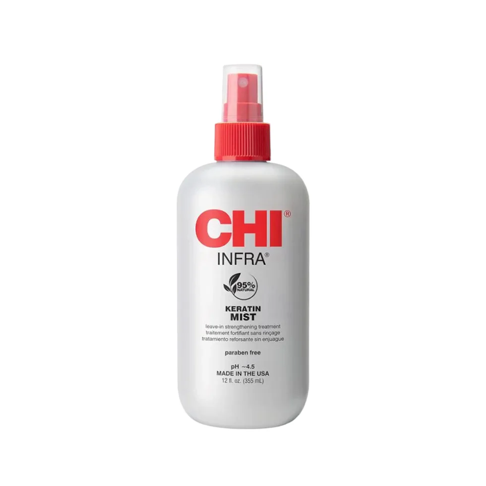 CHI Infra Keratin Mist 355ml | Repair, Heat Protection & Frizz Control Hair Spray