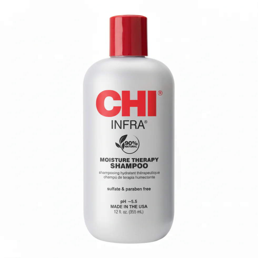CHI Infra Moisture Therapy Shampoo 12oz | Hydrating Strengthening Hair Cleanser