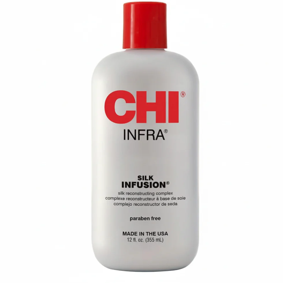 CHI Infra Silk Infusion Leave-In Treatment 12oz | Strengthen Soften Protect Hair