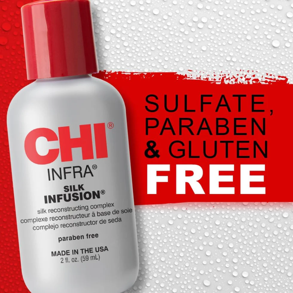 CHI Infra Silk Infusion Leave-In Treatment 2oz | Strengthen Protect Hair Care - Image 2