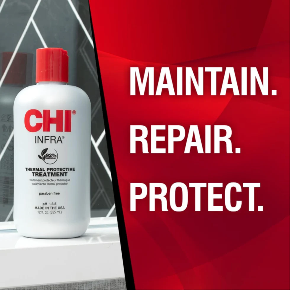 CHI Infra Thermal Protective Treatment 12oz | Heat Color Protection Hair Serum - Image 3