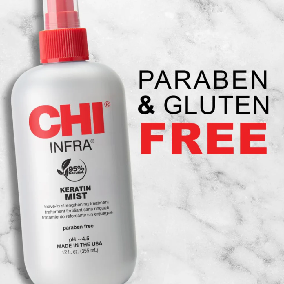 CHI Keratin Mist 12oz | Strengthening Hair Spray Softness Protection Care - Image 2