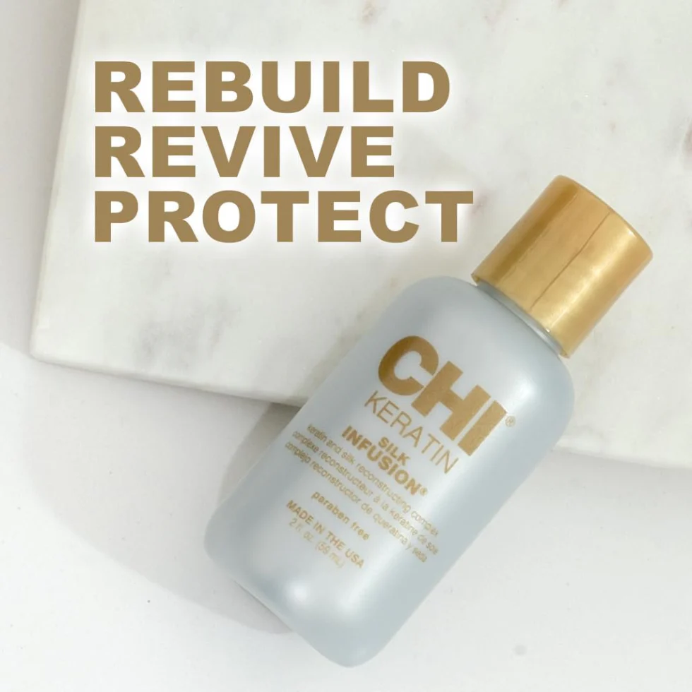 CHI Keratin Silk Infusion 2oz | Hydrating Leave-In Smooth Hair Treatment - Image 4