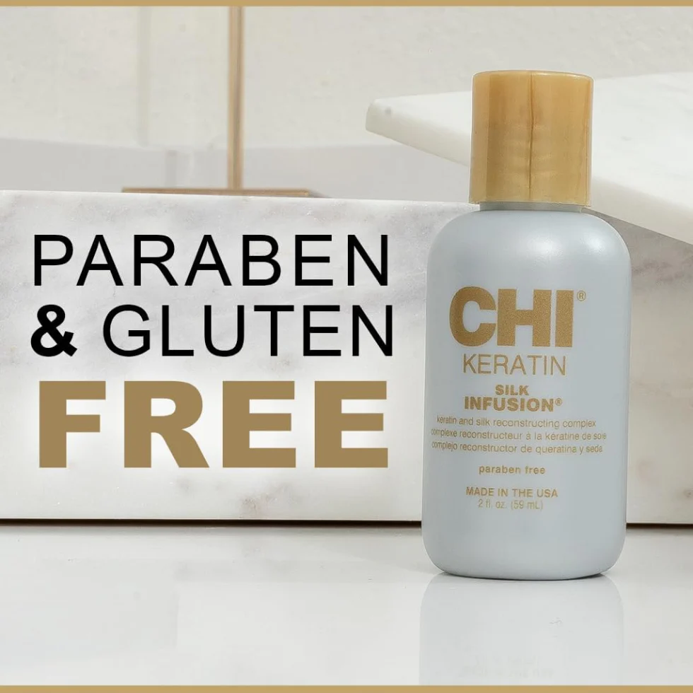 CHI Keratin Silk Infusion 2oz | Hydrating Leave-In Smooth Hair Treatment - Image 5