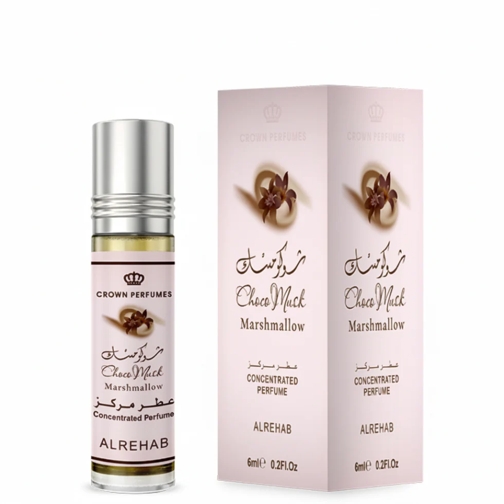 Choco Musk Perfume Oil by Al-Rehab 6ml | Sweet Vanilla Chocolate Scent