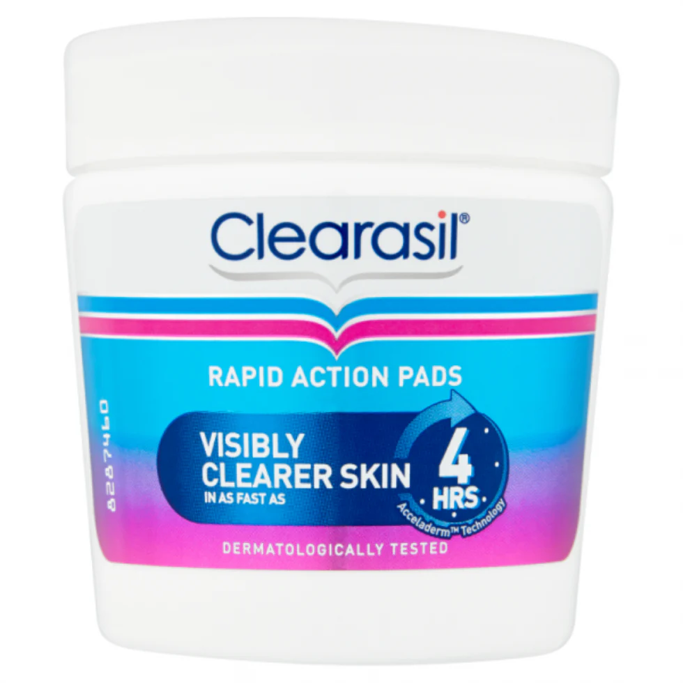 Clearasil Multi-Action Cleansing Pads 65 Pack | Acne Control & Pore Clean Pads