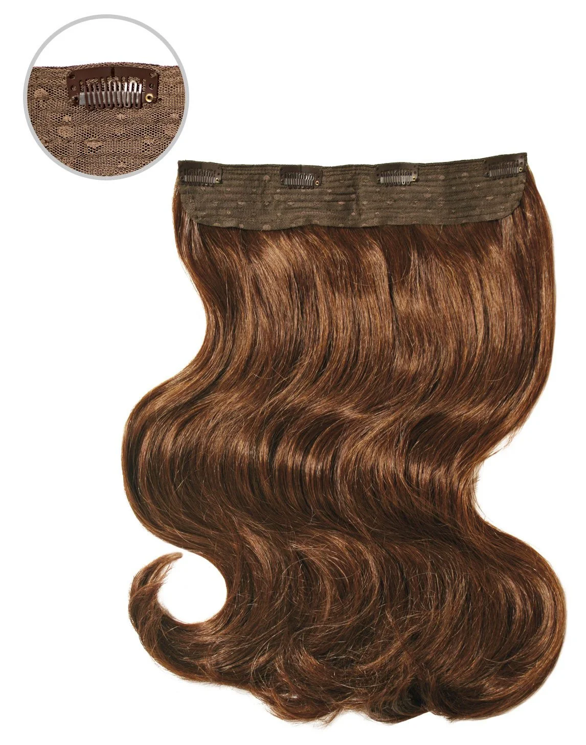 Glam Synthetic Extension 22 inches - 1 Weft Wavy - Image 3
